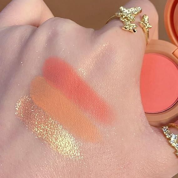 3 in1 Face Blusher + Highlighter Palette