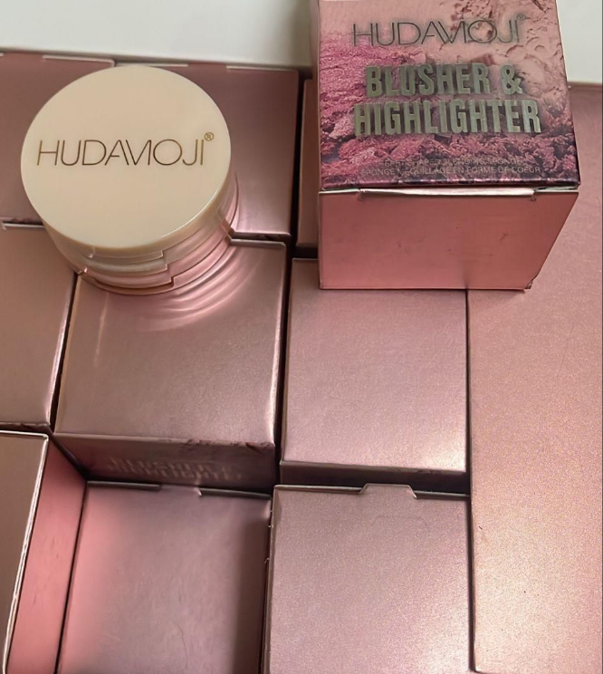 3 in1 Face Blusher + Highlighter Palette